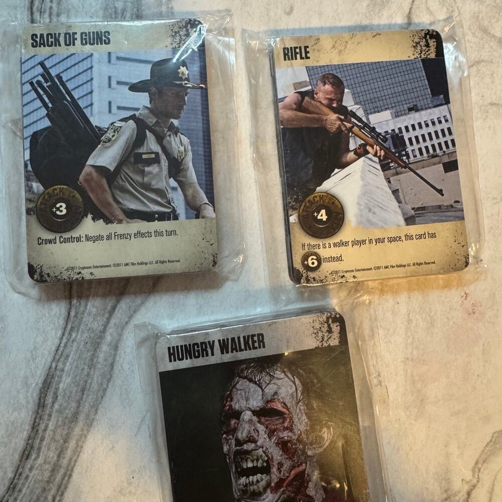 The walking dead cards